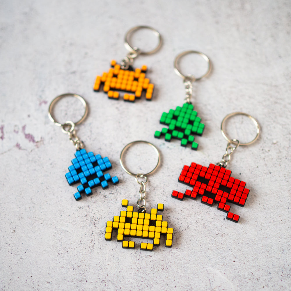 Pack llaveros Space Invaders