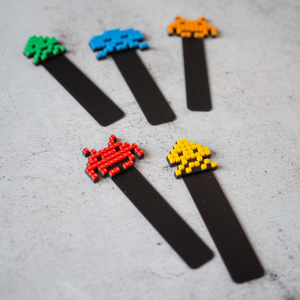 Pack marcapáginas Space Invaders