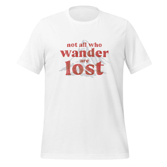 Not all who wander are lost